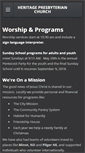 Mobile Screenshot of heritagepres.org